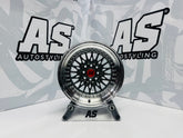 15” AS- M7579 4/100 4/114 gunmetal grey wheels